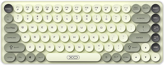 XO KB-12 Kabelloses Bluetooth Tastatur Englisch (US) Grau