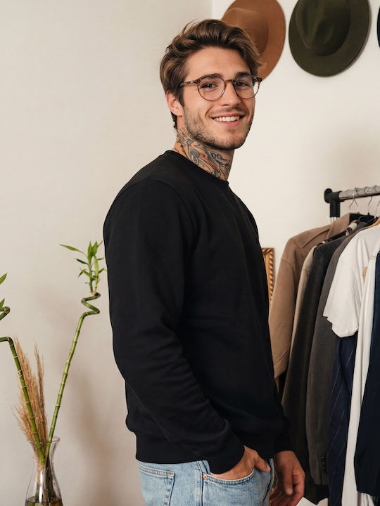 Panda Clothing Суитшърт Черен