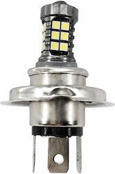 Крушка LED за автомобил H4 P43t 12v-24v 3.6w 27 SMD Висока Яркост Бяла Светлина CD-2366 Крушка LED за автомобил H4 P43t 12v-24v 3.6w 27 SMD Висока Яркост Бяла Светлина CD-2366