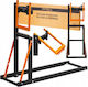 Kraft&dele Kd3175 Wood Cutting Stand 120 × 37 × 95 Cm