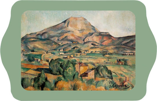 Δισκάκι Μεταλλικό "montagne St Victoire" Cezanne 21x14 Cm