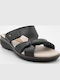 Sandale Casual Damă Anatomici Din Piele Negre