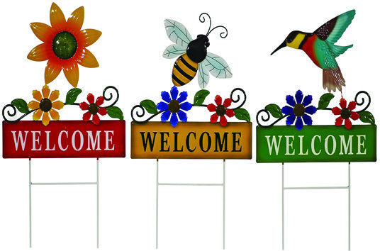 General Trade Metal Garden Decoration 2 Pieces 77428550
