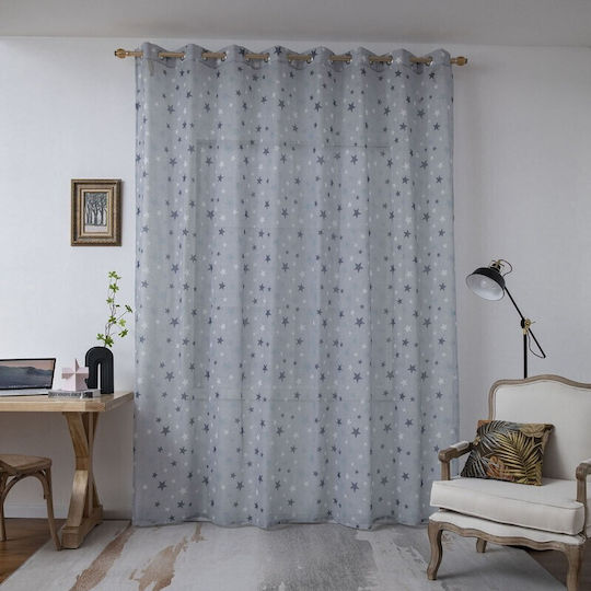 Beauty Home Art 6121 με Τρουκς Γαλάζια 280x280εκ.