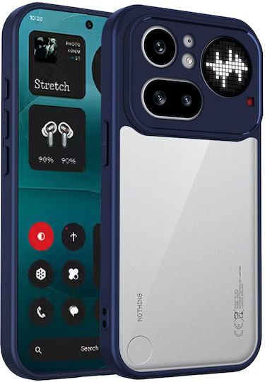 Farbe Rahmen Rückseite Kunststoff Blau (Nichts Phone (4a) Pro)