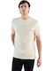 T-shirt Εκρού