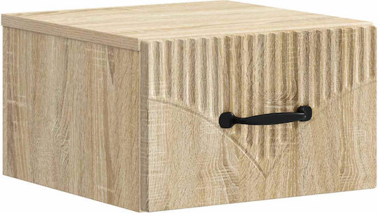 Дървено Бежово Нощно Шкафче 34.5x33x20см 898939