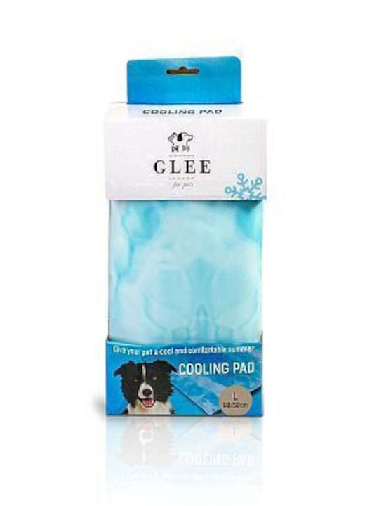 Cooling Dog Cat Mattress Blue Light Blue Glee Small 40x50cm Blue