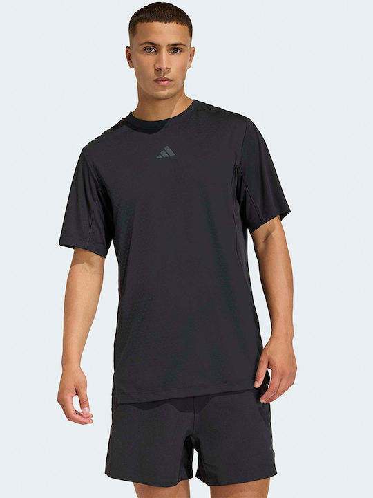 adidas 3 Streifen T-Shirt Schwarz