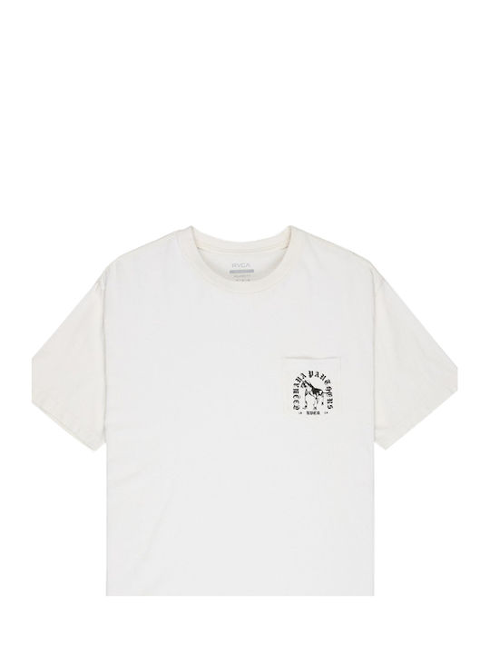 RVCA T-shirt Λευκό