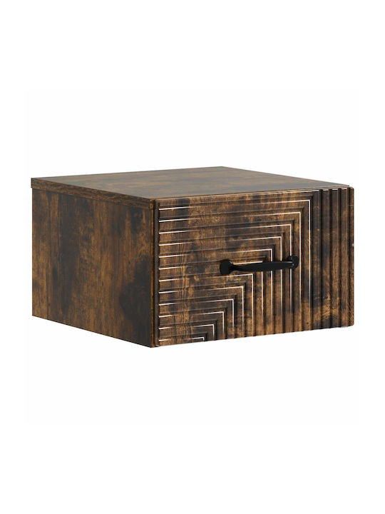 Wooden Brown Bedside Table 34.5x33x20cm