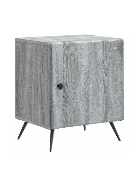 Wooden Gray Bedside Table 43x34.5x50cm