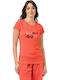 Women's Coral Blouse