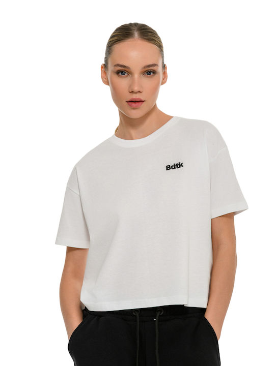BodyTalk Γυναικείο Αθλητικό T-shirt Λευκό