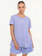 Women's Oversized Lilac T-shirt