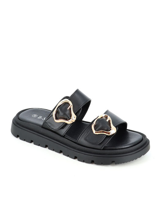 B-Soft Women's Flat Sandals Black 242/2505-22_B...