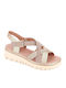Flache Sandalen Für Damen Beiges 242/2505-19_Beige