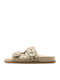 Ogunquit Leather Women's Flat Sandals Ecru