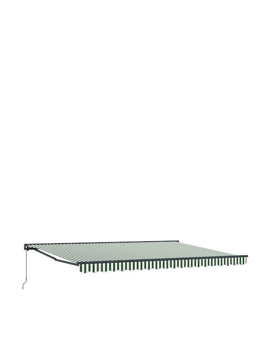 vidaXL Terrasse Zelt mit LEDs Grüne 5x3.5m