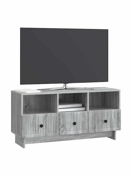 vidaXL TV-Ständer Grau M102xP34.5xH50cm