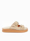 Leather Women's Anatomic Flatforms Brown Sandals