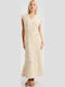 Sommer Maxi Kleid Ecru