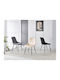 Bony Velvet Dining Chair Beige 51x58x87cm