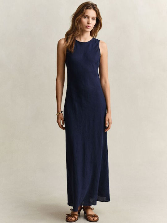 Summer Maxi Dress Navy Blue