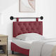 vidaXL Fabric Bed Headboard Cushion Red 100x55cm