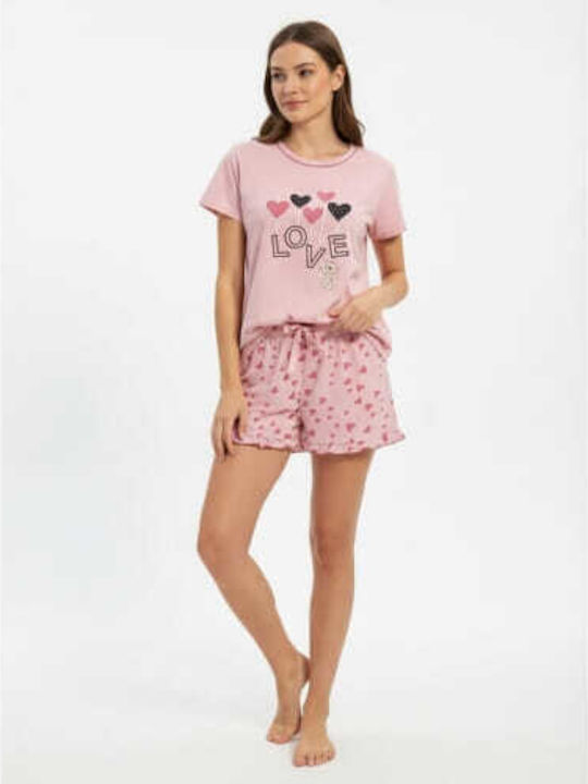 Prive Underwear Set Pijamale Dama De Vară Roz
