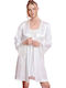 Jeannette Lingerie Summer Bridal Women's Pyjama Set White