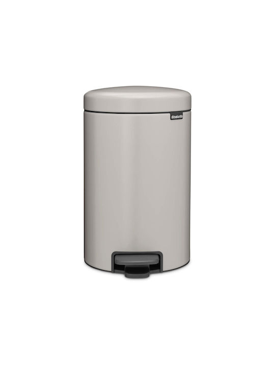 Brabantia Newicon Coș de Gunoi Plastic Gri 12l