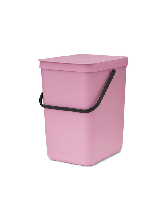 Brabantia Sort&go Kunststoff Mülleimer Rosa 25lt