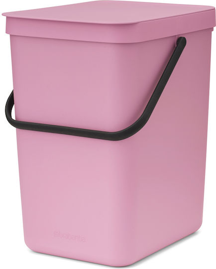 Brabantia Κάδος Sort & Go Απορριμμάτων Πλαστικός Ροζ 25lt