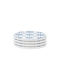 Estia Aegean Tile Ceramic Coaster with Stand 10.3x10.3cm 4 Pieces