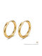 Sharks Bay Clothing Men's Single Gold Plated Steel Hoop Earring Blue