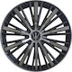 Set Car Hubcaps 16" 4 Pieces Silver