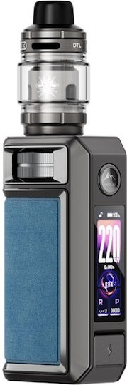 Voopoo Drag 6 & Uforce X Tank II Box Mod Kit 5ml mit Integrierter Batterie 4400mAh Metall Grau