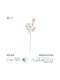 Artificial Garden Pink Pear Blossom Branch Τεχνητό Διακοσμητικό Κλαδί Αχλαδίας Ρόζ Y80cm