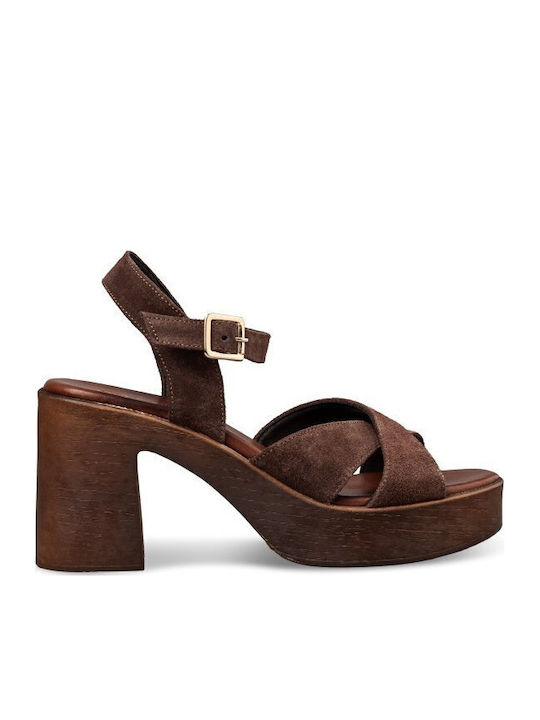 Suede Πέδιλα Καφέ