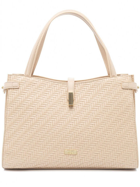 Veta Women's Beige Handbag