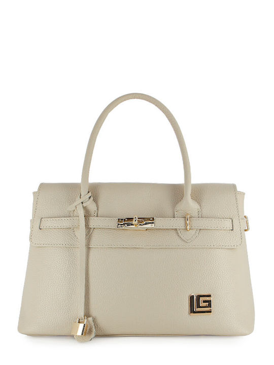 Guy Laroche Leather Women's Handbag Beige