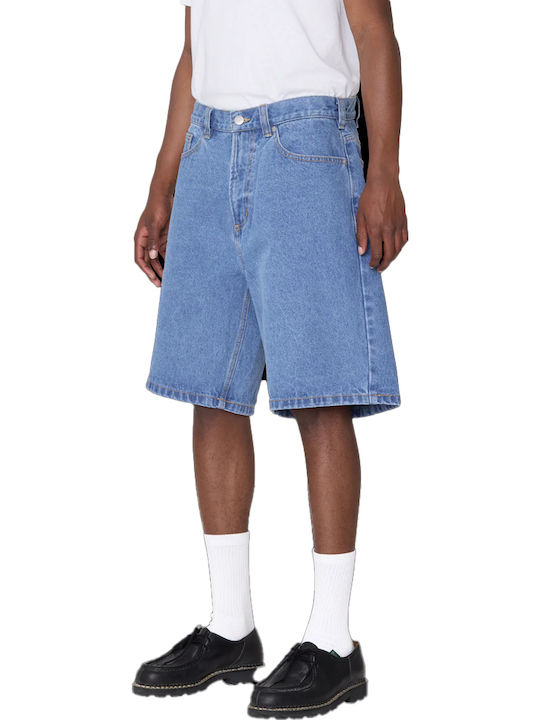 Obey Herren Denim Shorts Blau
