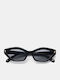 Luigi Unisex Ochelari De Soare Cu Culoare Neagră A Skelețului Și Culoare Neagră A Lentilei 4878601