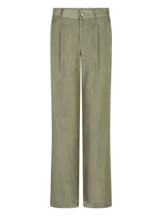 Damen Stoffhose Grün