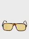 AV Sunglasses Solaris Woman Sunglasses with Horn-Rimmed Frame Honey