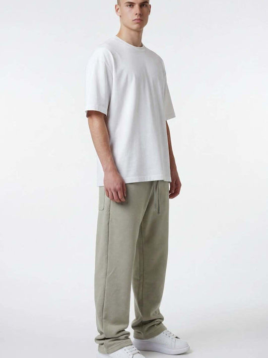 Ben Tailor Trousers in Baggy Leg Style Green