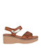 Summer Women's Platforms Tabac Brown
