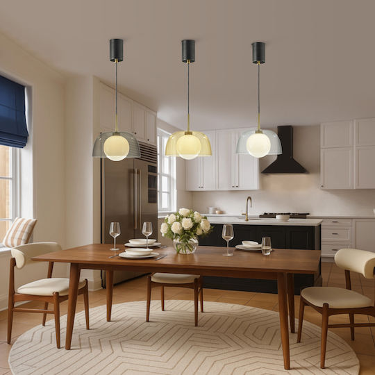 Agora Lighting Κρεμαστό Φωτιστικό Καφέ 100x100εκ. Agora Lighting Κρεμαστό Φωτιστικό Καφέ 100x100εκ.