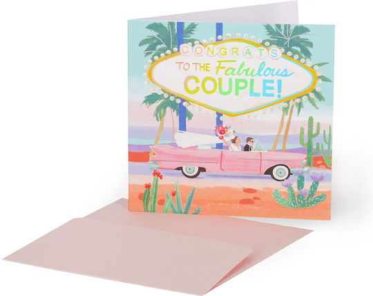 Legami Greeting Card Small Fabulous Couple 7 X 7 Cm